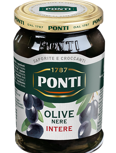 Ponti Olive Nere Intere Gr.500