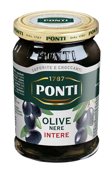 Ponti Olive Nere Intere Gr.500
