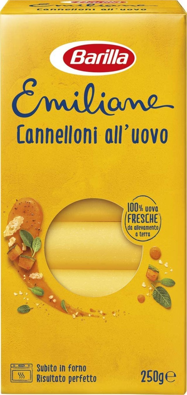Barilla Emiliane Cannelloni all'Uovo Gr. 250