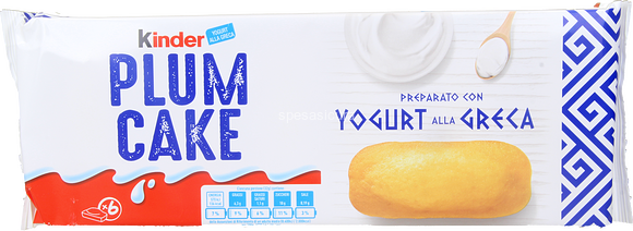 Kinder Plumcake Preparato con Yogurt all a Greca Pz.6 Gr.192