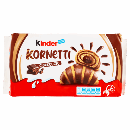 Kinder Kornetti al Cioccolato Pz.6 Gr.252