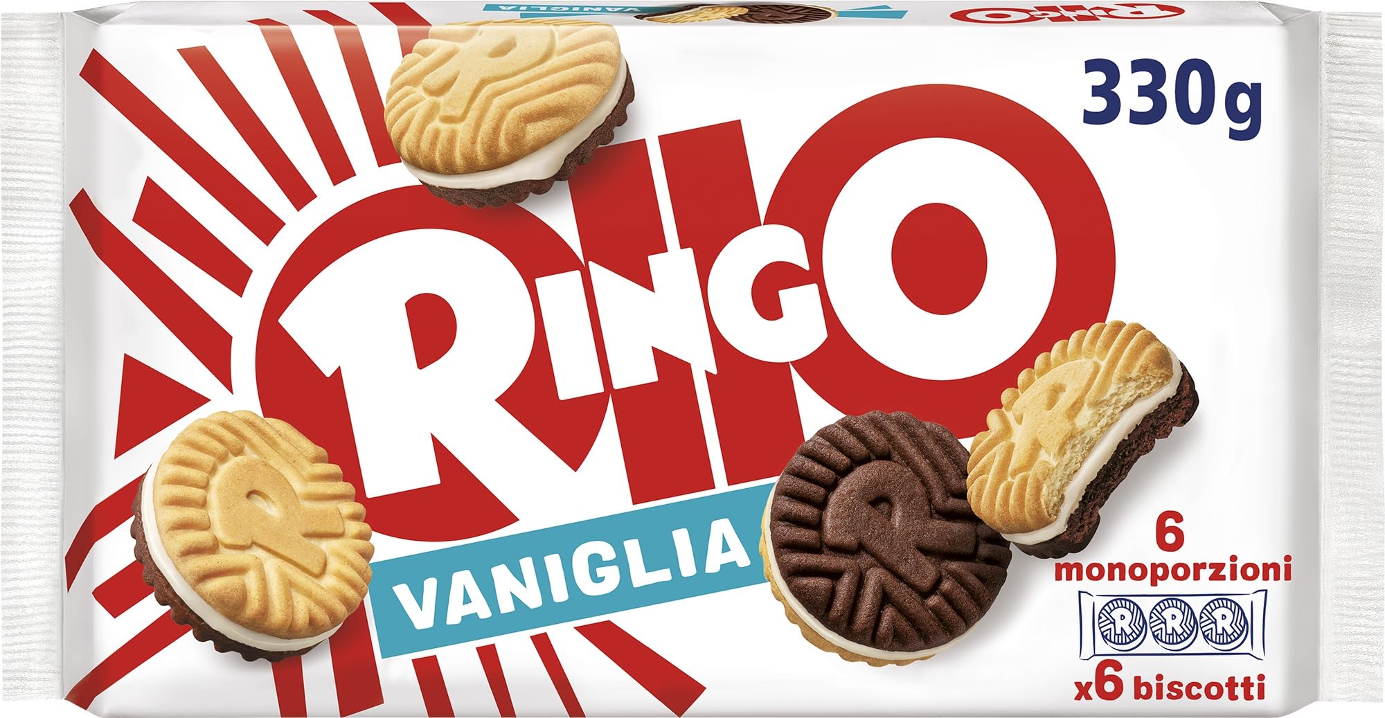 Pavesi Ringo Biscotti Farciti con vaniglia