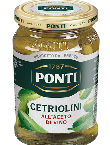 Ponti Cetriolini all'Aceto di Vino Gr.290