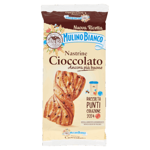 Mulino Bianco Nastrine Cioccolato Pz.6 Gr .240