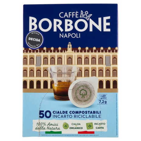 Caffè Borbone Miscela Decisa Cialde Comp ostabili 50 x Gr.7,2