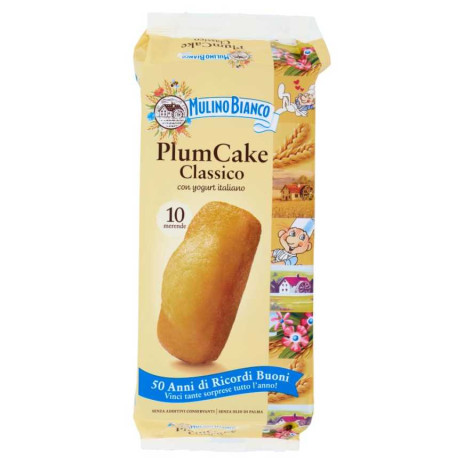 Mulino Bianco Plumcake Classico con Yogu rt Italiano Pz.10 Gr.330