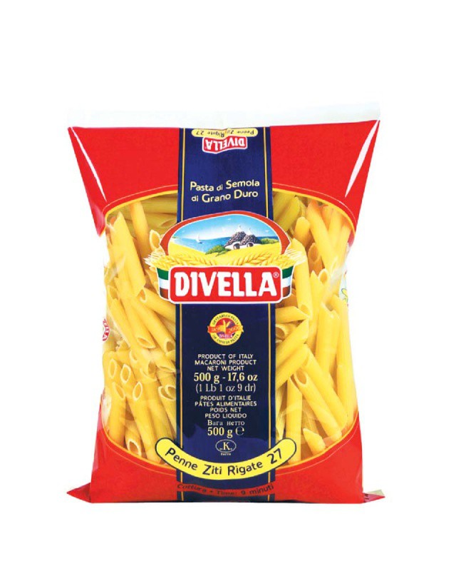 Divella Penne Ziti Rigate N°27 Gr.500