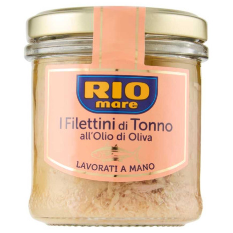 Rio Mare Filetti di Tonno Lavorati a Mano all'Olio di Oliva Gr. 130