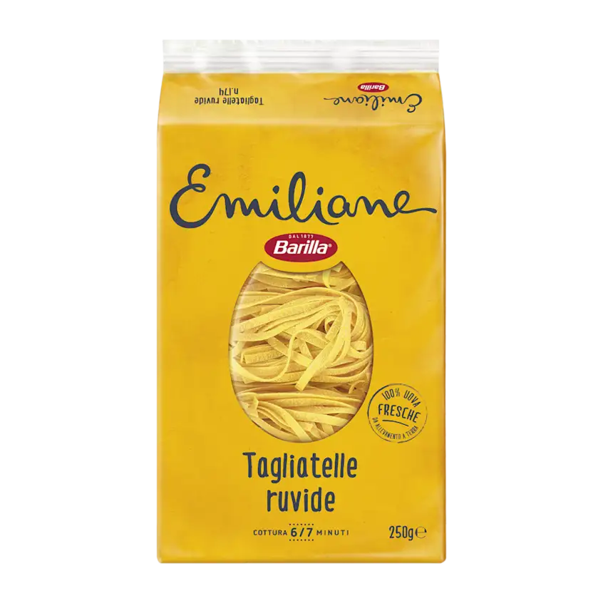 Barilla Emiliane Fettuccine Ruvide all'Uovo N°430 Gr.500