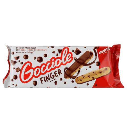 Pavesi Gocciole Finger Biscotti con Gocce di Cioccolato Gr. 120