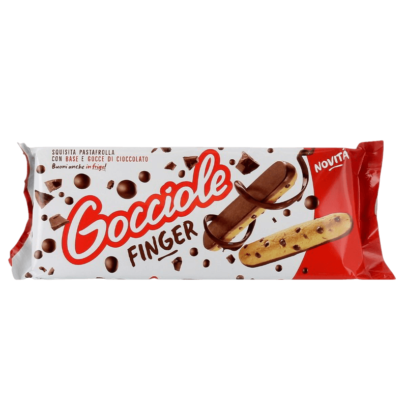 Pavesi Gocciole Finger Biscotti con Gocce di Cioccolato Gr. 120