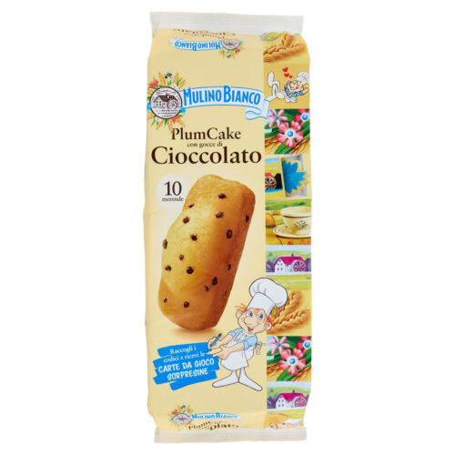 Mulino Bianco Plumcake con Yogurt Italiano e Gocce di Cioccolato Pz. 10 Gr.350