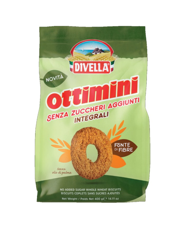 Divella Ottimini Biscotti Integrali Gr.400