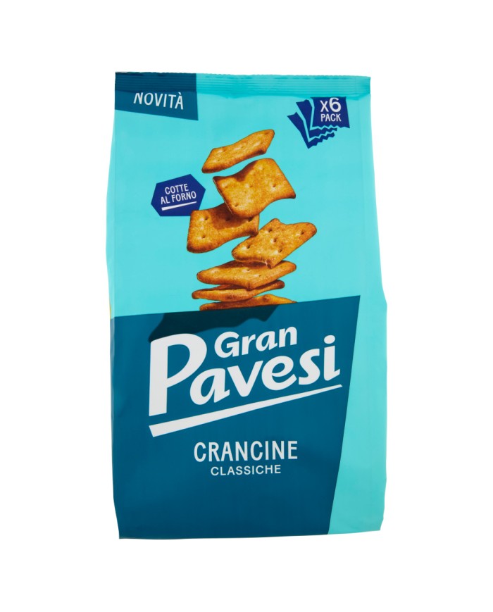 Gran Pavesi Crancine Classiche Snack Cotte al forno Pz.6 Gr.180