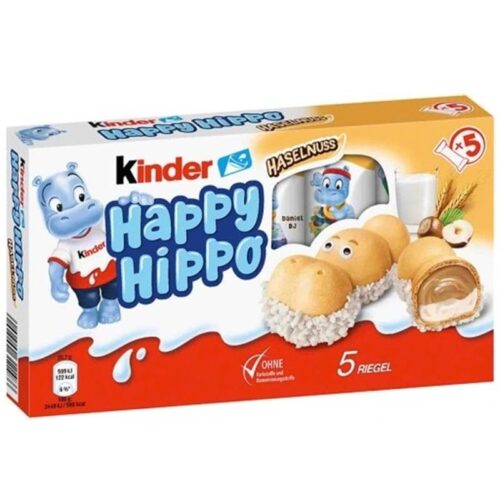 Kinder Happy Hippo Nocciola Pz.5 x Gr.20,7