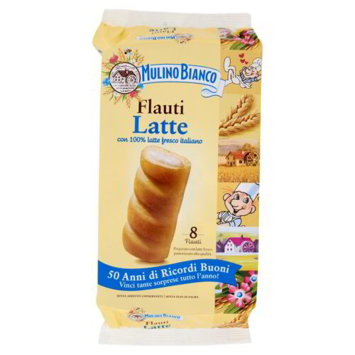 Mulino Bianco Flauti Latte Pz.8 Gr.280