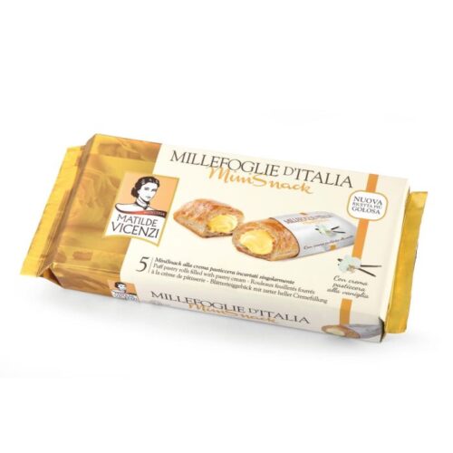 Matilde Vicenzi Millefoglie Snack con Cr ema Pasticcera Gr. 125