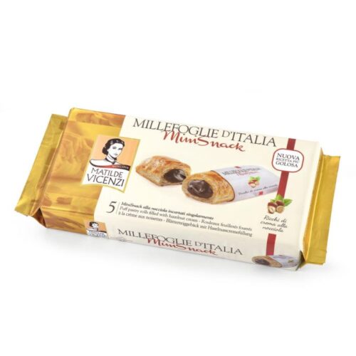 Matilde Vicenzi Millefoglie Snack alla Nocciola Gr. 125