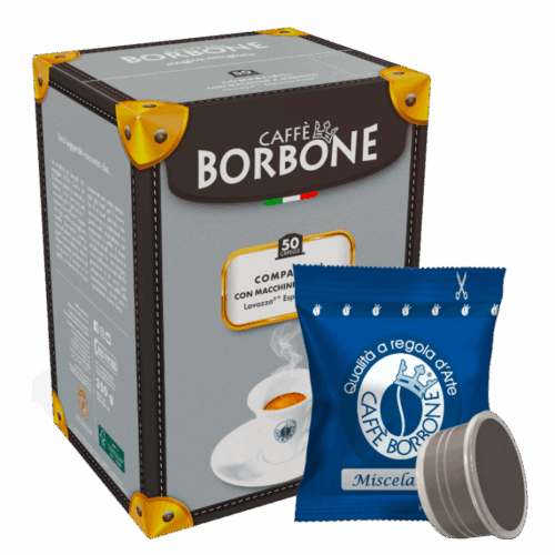 CAFFE BORBONE 50 CAPS ESPRESSO POINT MISCELA "BLU"