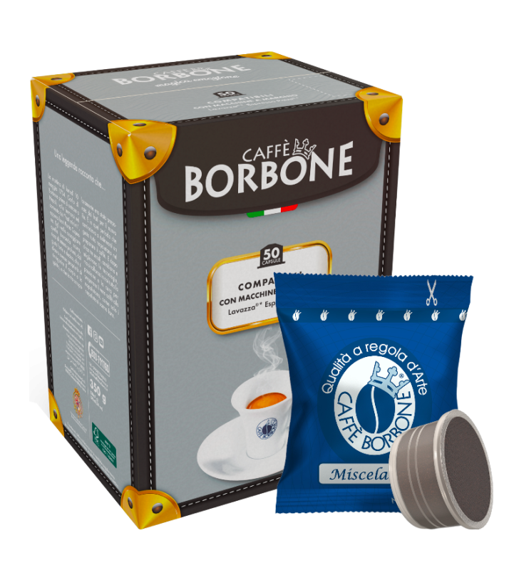 CAFFE BORBONE 50 CAPS ESPRESSO POINT MISCELA "BLU"