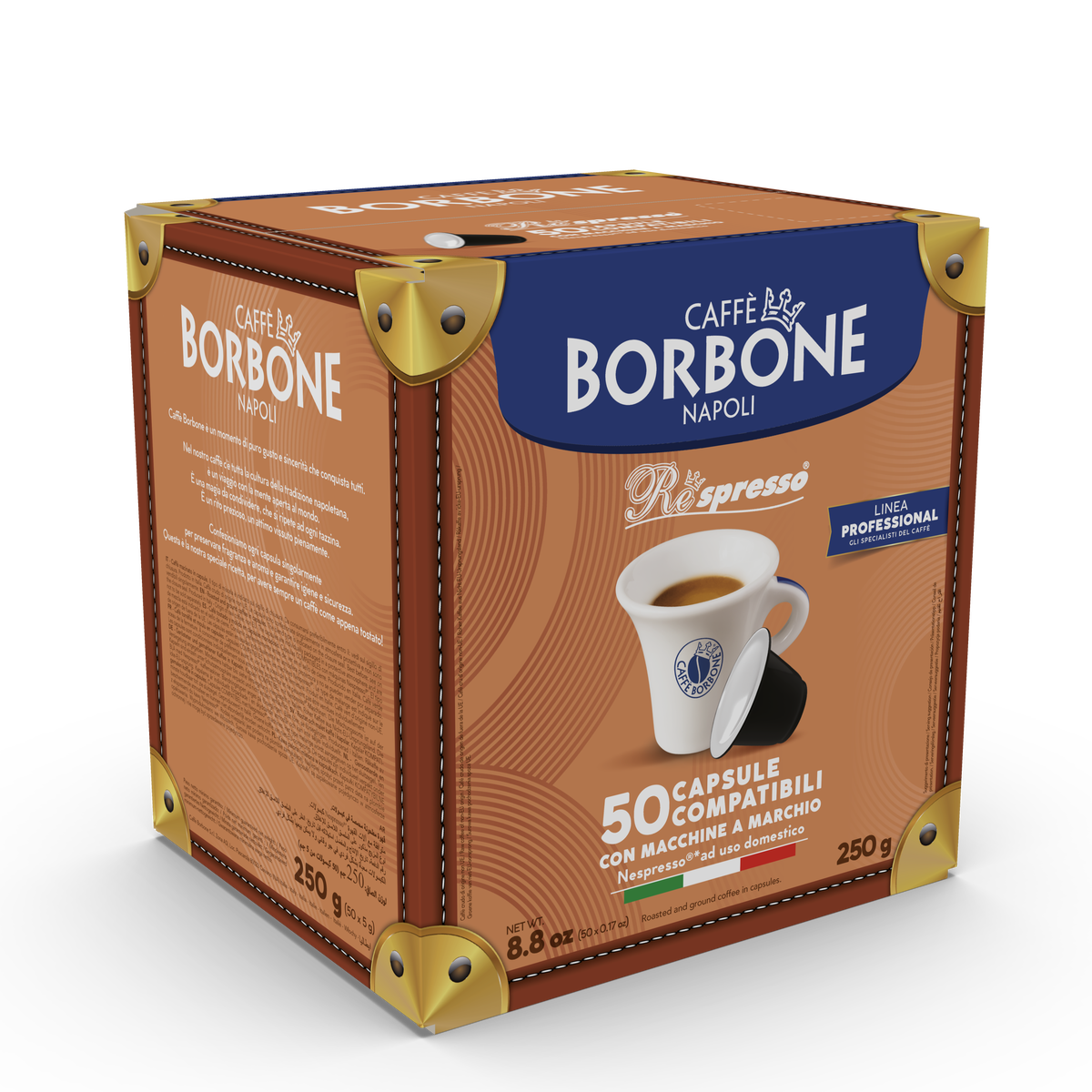CAFFE BORBONE 50 CAPS TIPO NESPRESSO DECAFEINATO "VERDE"