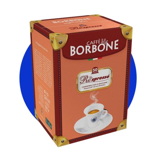 CAFFE BORBONE 50 CAPS TIPO NESPRESSO MISCELA "BLU"