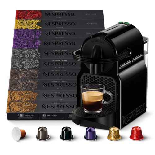 Macchina caffè nespresso inissa ( comparibile nespresso ) + 50 capsule nespresso BORBONE
