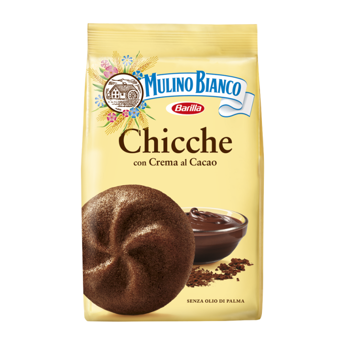 Mulino Bianco Chicche con crema cacao 200gr