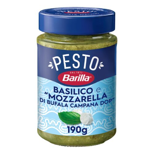 Barilla pesto basilico mozzarella bufala campana dop 190gr