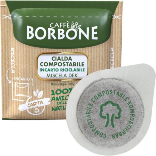 Caffè Borbone Cialda Compostabile Miscela Decaffeinata 100 pz