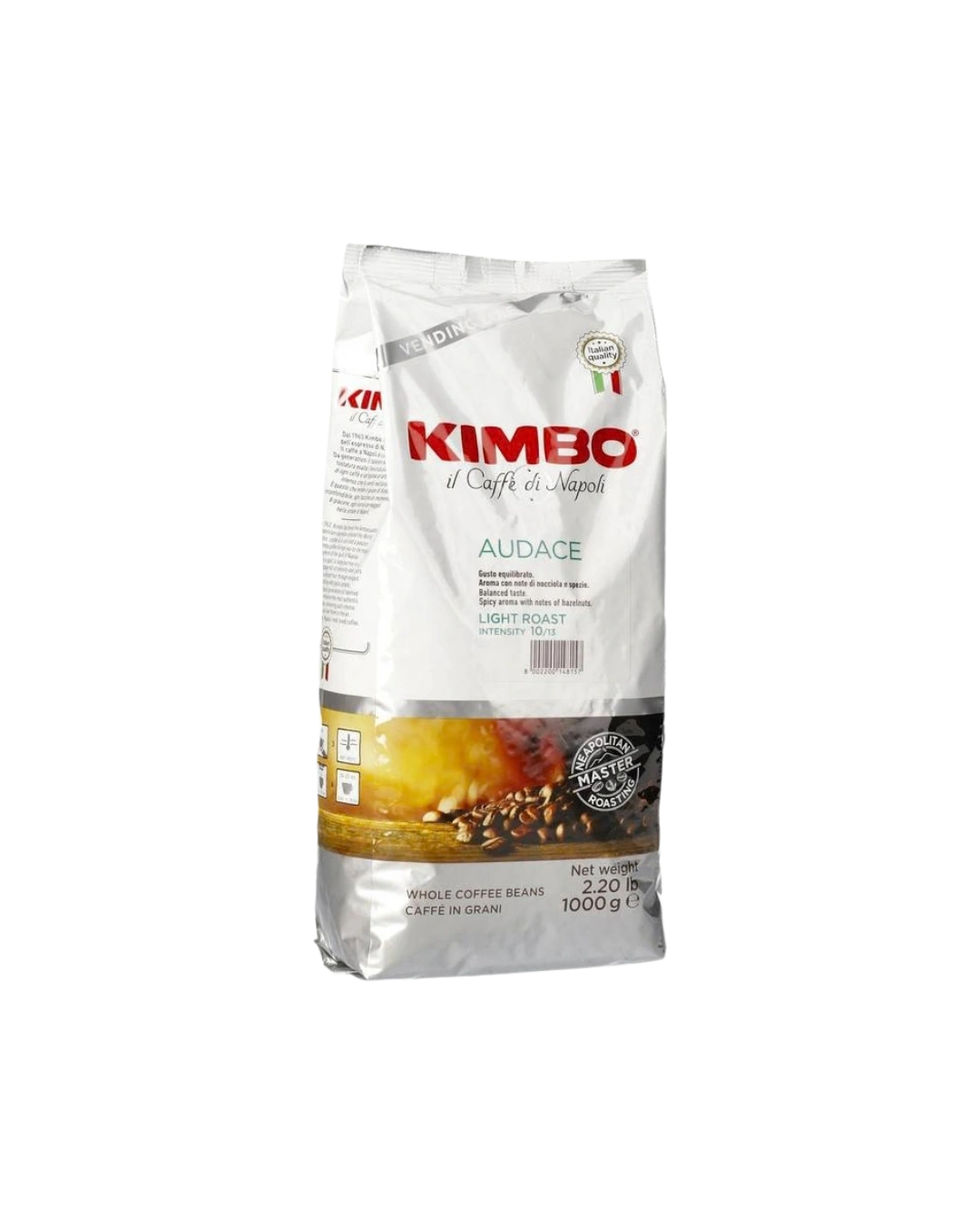 Kimbo AUDACE LIGHT ROAST INTENSITY 10/13