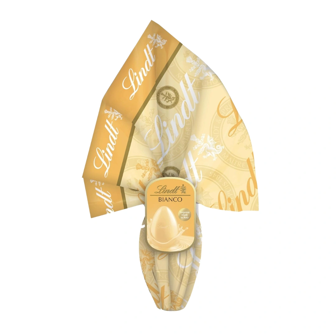 Uovo di pasqua LINDT cioccolato bianco 240gr