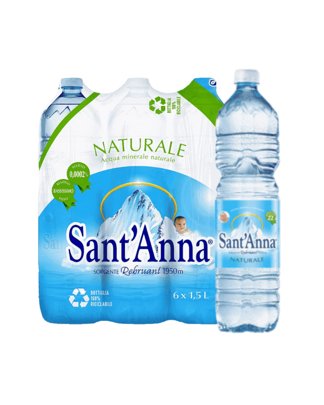 Sant'Anna Acqua Naturale 6x1,5 Lt.