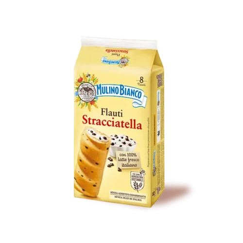 Mulino Bianco Flauti Stracciatella Pz.8 Gr.280