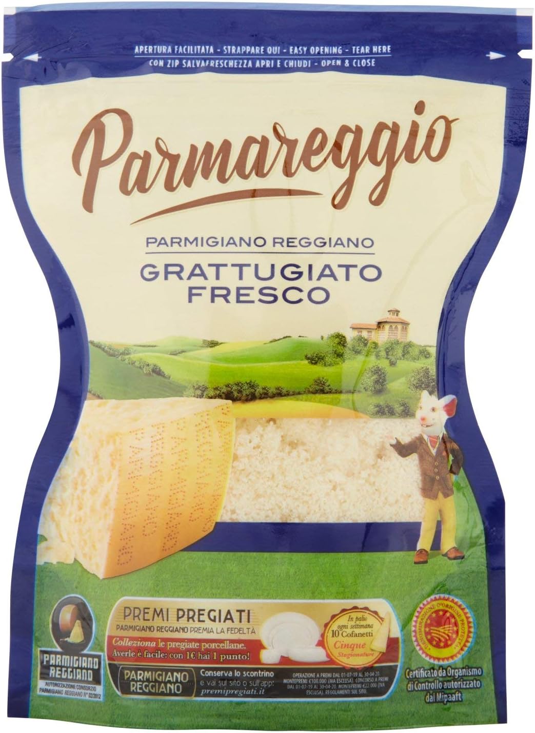 Parmareggio Parmigiano Reggiano Grattugiato fresco Gr60