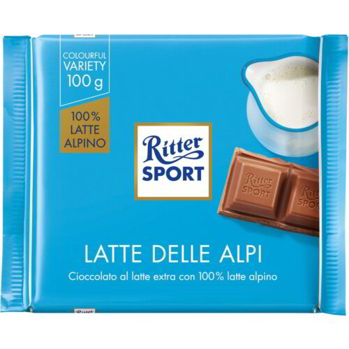 Ritter Sport Latte delle Alpi Gr100