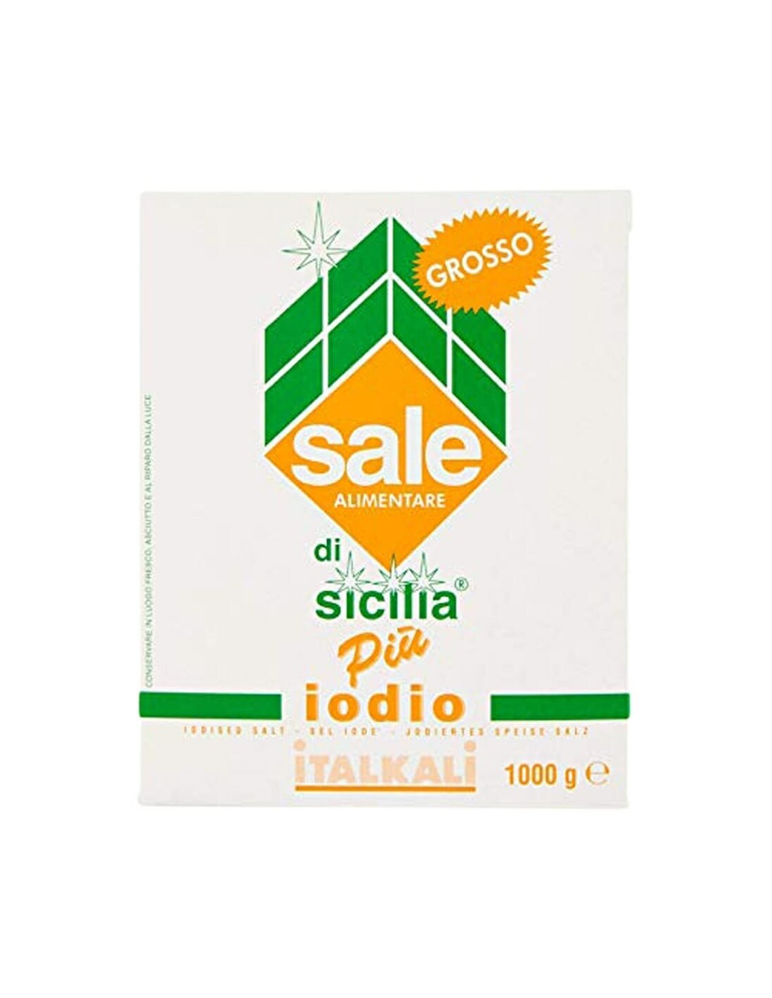 Sale di Sicilia Iodato Grosso Kg1