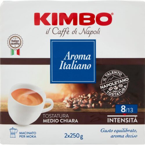 Kimbo Aroma Italiano Macinato 2 X 250 G