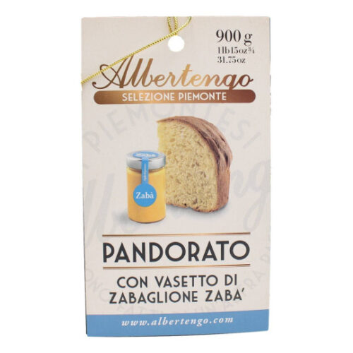 ALBERTENGO PANETTONE PANDORATO CON VASETTO DI ZABAGLIONE 900 GR
