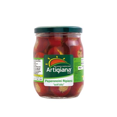 Artigiana sud peperoncini ripieni 540 gr