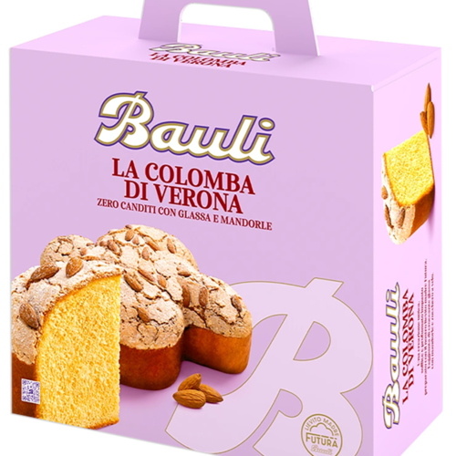 Bauli La Colomba Di Verona Zero Canditi Con Glassa E Mandorle 1 Kg