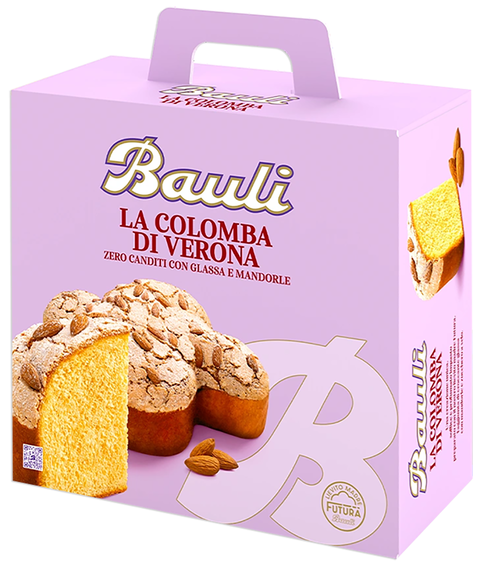 Bauli La Colomba Di Verona Zero Canditi Con Glassa E Mandorle 1 Kg