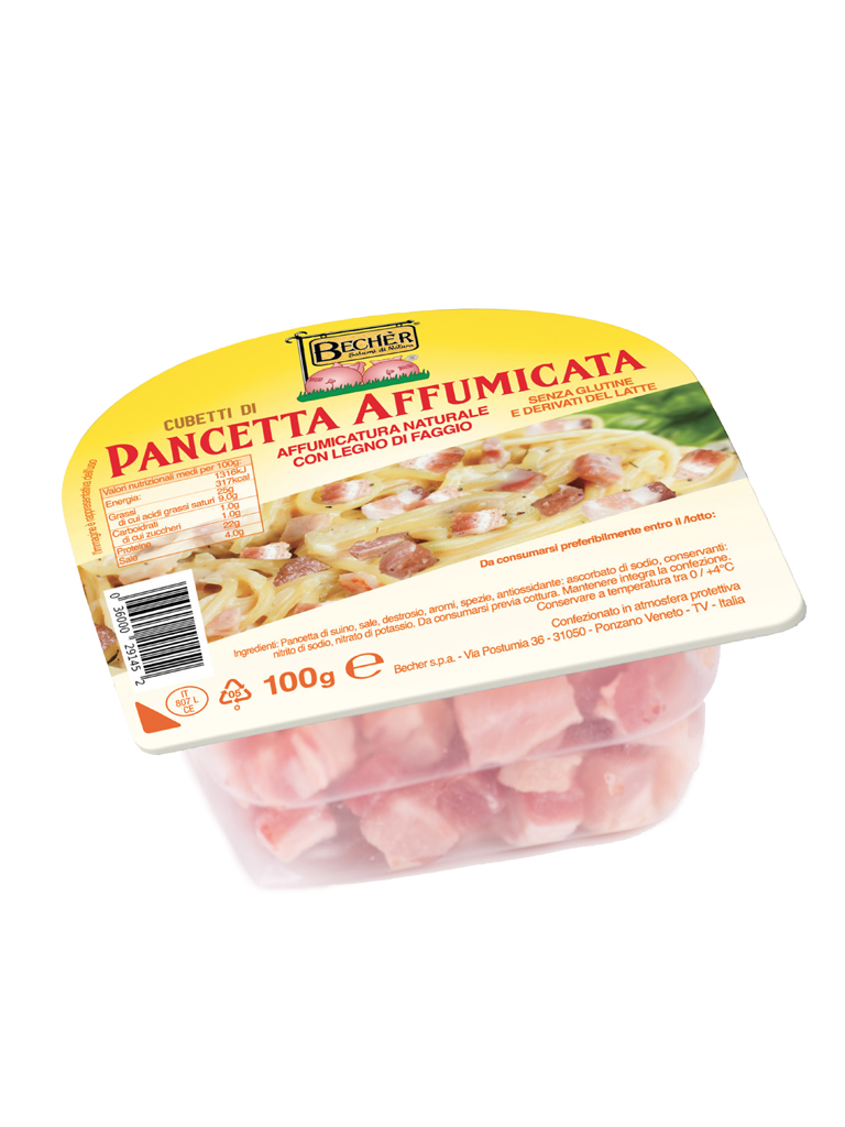 Bechèr Cubetti Di Pancetta Affumicata 100 G