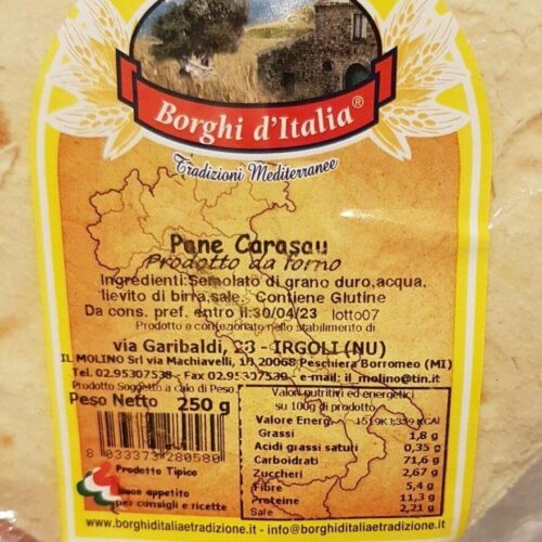 Borghi d Italia Pane Carasau 250 gr
