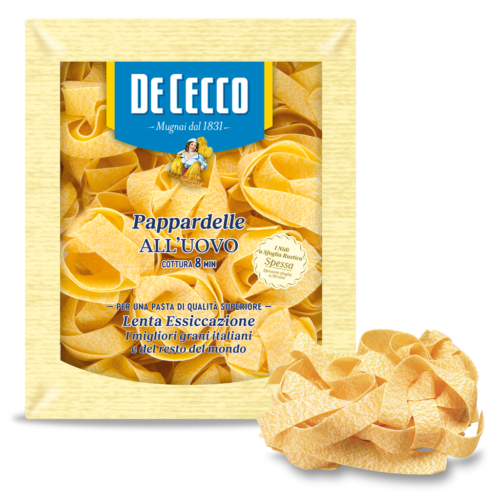 De Cecco Pasta all Uovo 500gr Nidi N°301 Pappardelle