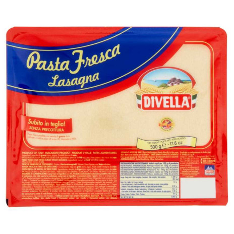 Divella Pasta Fresca Lasagne 500 gr