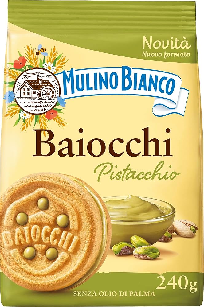 Mulino Bianco Baiocchi Al Pistacchio 240g