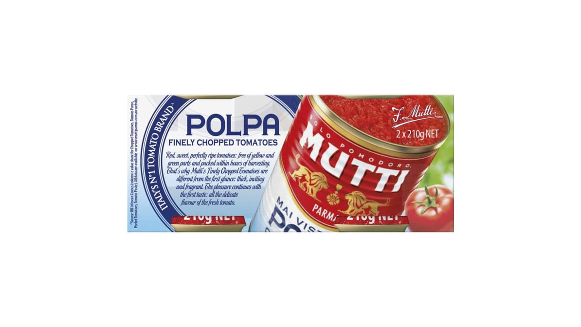Mutti Polpa 2x210g