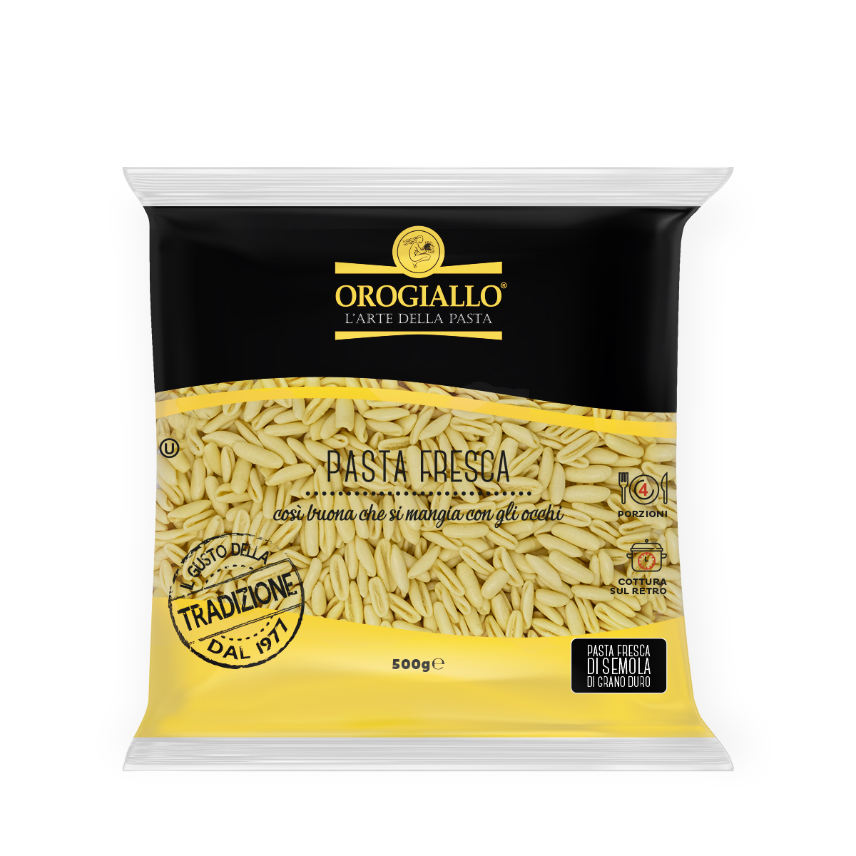 Orogiallo cavatelli pasta fresca